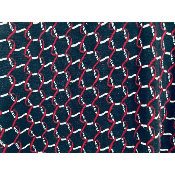 TALBOTS Silk Top Camisole Tank Blue Red Geometric Size Small - Picture 3 of 6